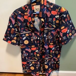 Medium Rsvlts “Ron Swanson” Pawnee Shirt